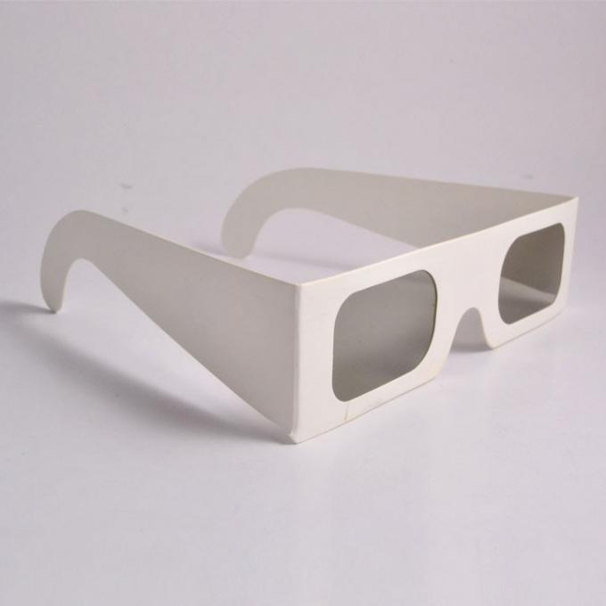 ChromaDepth 3D Glasses-White Cardboard-Chroma Depth، Paper Passive Chromadepth لنز روشن 3D عینک