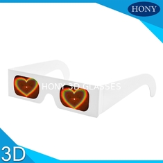 عینک های دیفرانسیل قهوه شیشه های رنگین کمان کاغذ 250g سفارشی چاپ