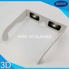 عینک های کاغذی 3D عینک آتش بازی Spiral 3D عینک های هولوگرافی Full Color Print