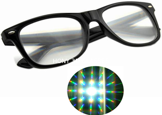 عینک پلاستیکی کریسمس 3D 3D عینک آرم سفارشی 3D Plastic Glasses