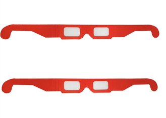 رنگ قرمز رنگ Chroma 3D عینک قرمز رنگ برای تصویر 3D تصویر EN71 ROHS