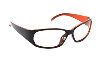 3D عینک پلاستیکی عینک پلاریزه دایره ای برای پلاریزر تلویزیون سینمای RealD 3D برای تلویزیون های عادی و سینما