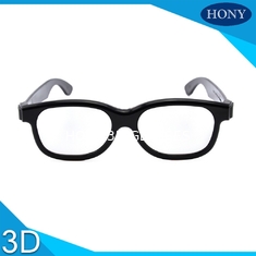 عینک 3D عدسی لنزهای قطبی پلاریزه بزرگسالان استفاده یکبار مصرف