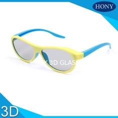 عینک 3D پلاستیکی عینک 3D برای بزرگسالان آبی نارنجی زرد فیلم تئاتر