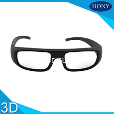 عینک تئاتر فیلم 3D عینک قابل شستشو ضد خراش ضخامت لنز پلاریزه دایره ای