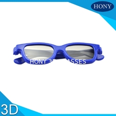 بچه های پلاستیکی 3D عینک پلاریزه، عینک های یکبار مصرف چشم با قاب رنگارنگ