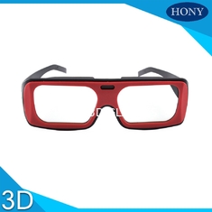 عینک 3D Polarized Linear قابل استفاده مجدد IMAX قاب سفید / آبی برای بزرگسالان
