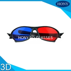 عینک 3D Anaglyph 3D عینک آفتابی لنزهای قرمز آبی سیاه