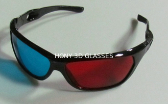 عینک 3D عینک پلاستیکی قرمز Cyan 3D با لنزهای PET 1.6mm