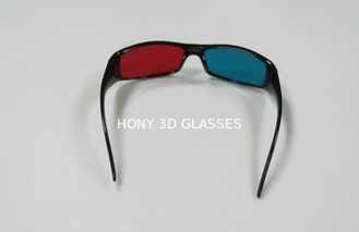 لیزر لیزر 1.6 میلی متری پلاستیک قرمز سایان 3D عینک برای بازی کامپیوتری، فیلم