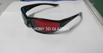 3D عینک پلاستیکی قرمز Cyan 3D Polarized برای فیلم 3D نگاه