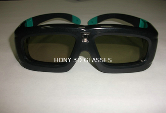 جهانی عینک DLP Link 3D 120hz با قاب پلاستیکی سیاه و سفید