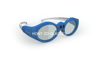 قابل شارژ DLP لینک فعال شاتر 3D تلویزیون عینک برای کودکان و نوجوانان، آبی