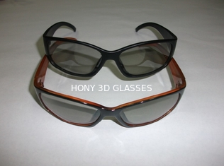Anaglyph Plastic Circular Polarized 3D Glasses برای سینما Reald
