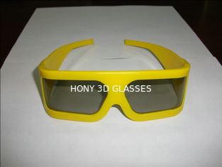 خط پدال زرد خطی قطبی 3D عینک برای موزه فناوری
