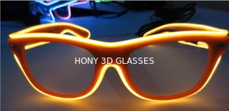 Party Show Flash Light Glasses 0.75mm Lens With PC Plastic Frame
