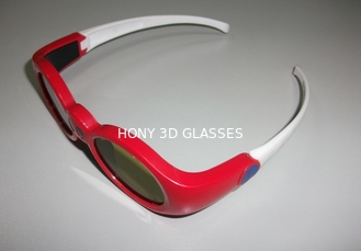 قرمز قابل شارژ فعال عددی غیر فعال 3D عینک ال سی دی برای فیلم های فعلی