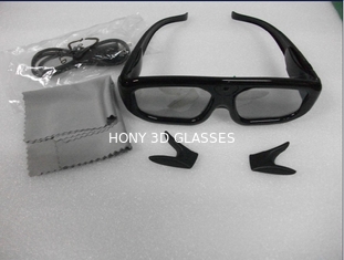 بزرگسالان / کودکان و نوجوانان عینک 3D فعال عینک پلاستیکی برای سینمای خانگی، Rohs FCC Standard