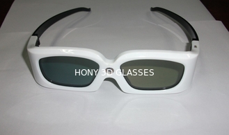 120HZ قابل شارژ DLP لینک 3D عینک برای 3D آماده پروژکتور، آبی سیاه و سفید