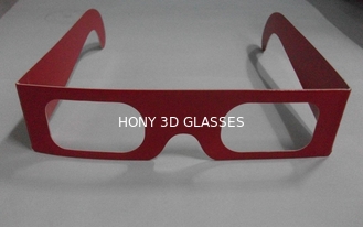 چاپ سفارشی عینک آفتابی سه بعدی قرمز با طول عمق لنز کروم