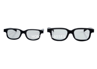Light Plastic Passive 3D Cinema Polarized Safety Glasses ,Cheap Reald 3D Polarizer Glasses For 3D TVS