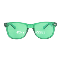 عینک آفتابی UV 400 Color Therapy عینک آفتابی UVB محافظ 9 رنگی