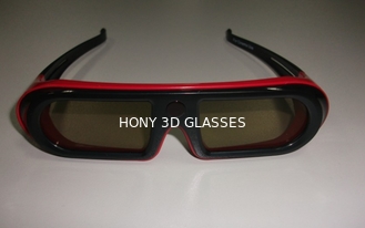 120Hz طراحی هنری 3D عینک فعال با باتری لیتیوم Cr2032