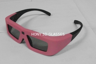 Lithium Battery Powered DLP Link 3D Glasses Active Shutter High Transmittance