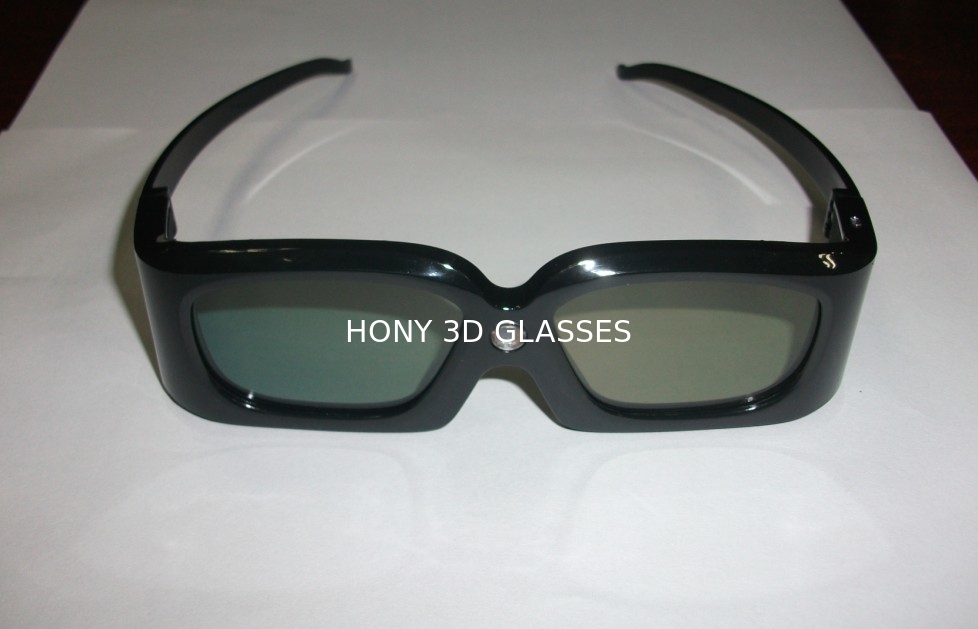 High Tech DLP لینک فعال شاتر 3D تلویزیون عینک قابل شارژ CE FCC ROHS